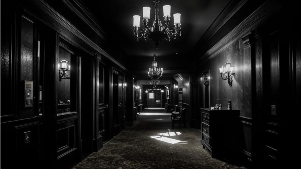The mysterious facade of Enigma Manor